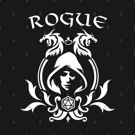 Dnd Rogue Class Symbol Print Dnd Rogue T Shirt Teepublic
