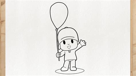 How To Draw Pocoyo And His Friends Step By Step Simple And Easy For