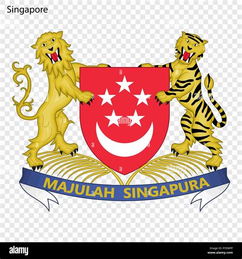 Symbol Of Singapore National Emblem Stock Vector Image And Art Alamy