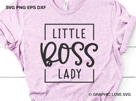 Little Boss Lady Svg Baby Girl Shirt Designs Funny Mini Boss Etsy