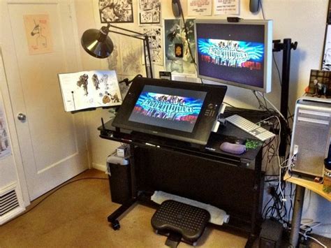 Digital Art Studio Artist Workspace Art Studio Room Artist Desk