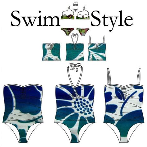 One Piece And Tankini Jazz Pdf Sewing Pattern Swim Wear Women S Etsy