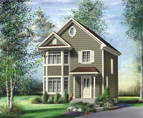 19 Two Story House Plans For Narrow Lots Adelaide