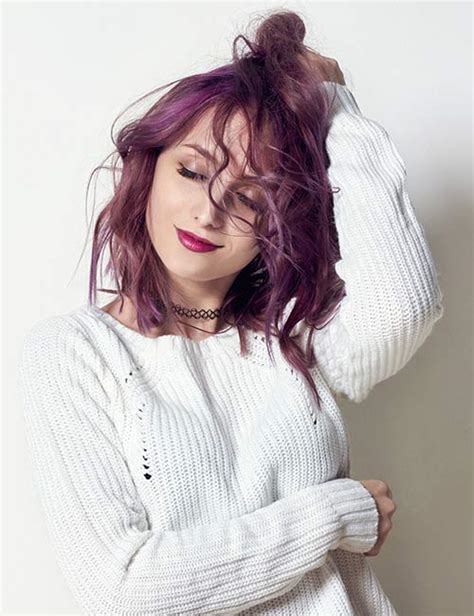 30 idéias maravilhosas de cor de cabelo roxa bacana