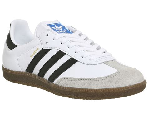 Adidas Samba White Black Granite Sneaker Herren