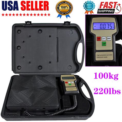 220lbs 100kg Digital Electronic Refrigerant Charging Weight Scale For