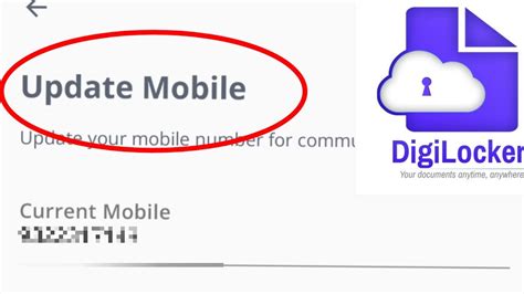 How To Change Mobile Number In Digilocker Youtube