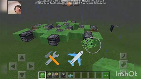 How To Build A Moving Airplane Made Of Slime Blocks In Minecraft