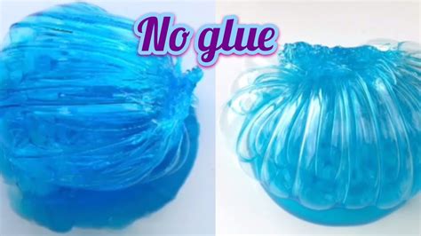 Water Slime 💦how To Make Clear Slime Without Glue Without Borax