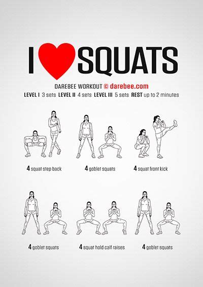 Darebee Workouts Squat Workout Workout Darbee Workout