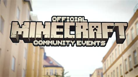 Minecraft Presents Official Minecraft Community Events Youtube