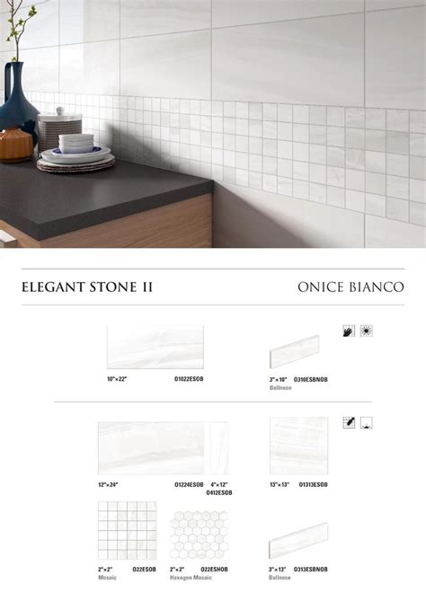 Elegant Stone Ii Onice Bianco By Opulenza At Tile Floor