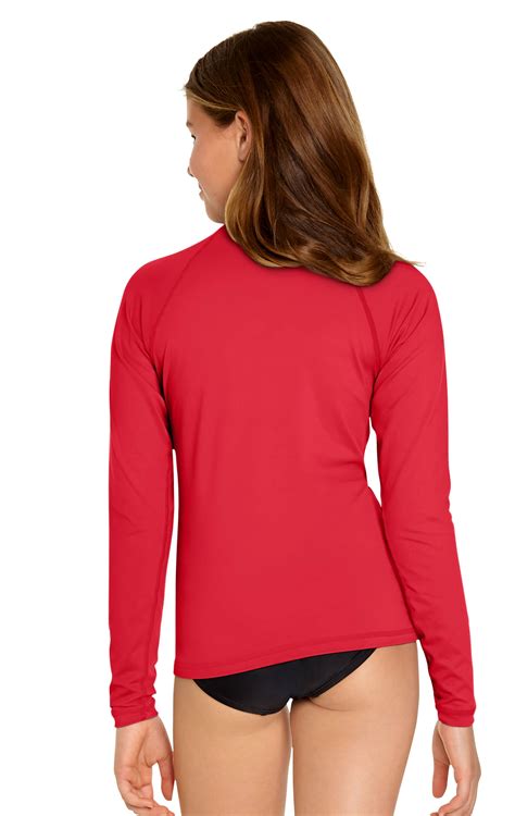 Rash Guard Long Sleeve Red Wet Effect Inc