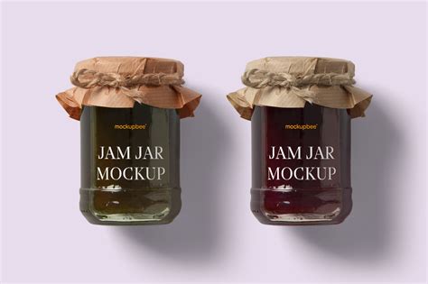 free jam jar mockup mockupbee