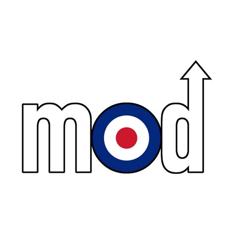 Mod Logo With Arrow Mod Logo T Shirt Teepublic