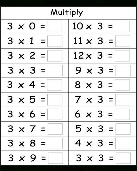 Math Worksheets That Show How Patterns And Multiplication Are Related