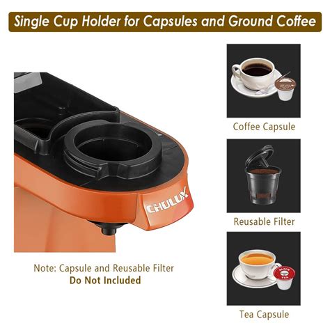 Chulux single serve coffee maker review. CHULUX Coffee Maker Single-Serve Coffee Machine for Capsule,Orange - Buy Online in UAE ...