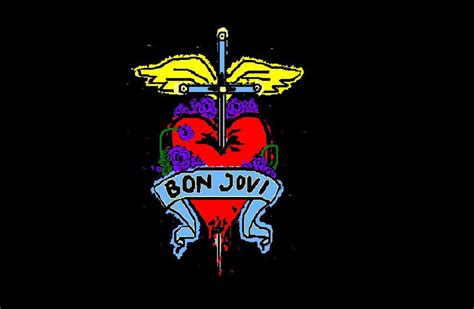 Bon Jovi Heart Dagger Logo By Darkwaylovesmcr On Deviantart