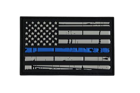 Thin Blue Line American Flag Morale Patch Morale Patch® Armory