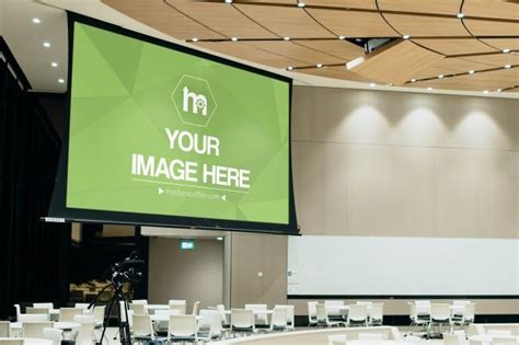 Showcase Your Image On The Big Screen A Lecture Hallconference Room