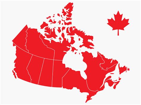 Canada Vector Map Photos