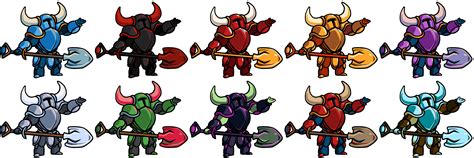 Shovel Knight Color Variations Update By Thelimomon On Deviantart
