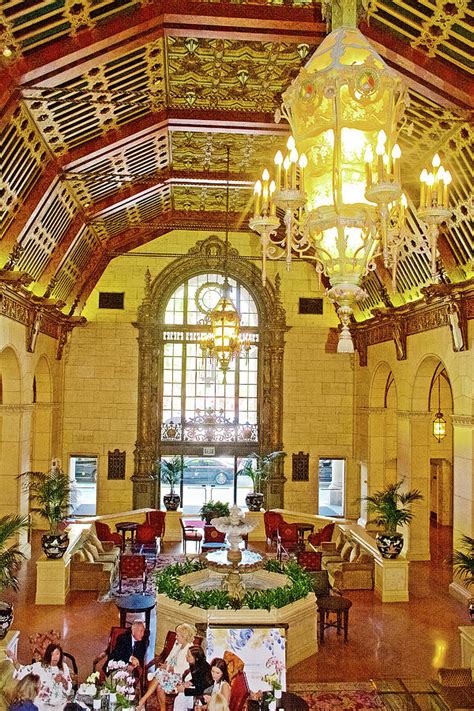 Lobby Of The Millennium Biltmore Hotel In Downtown Los Angeles
