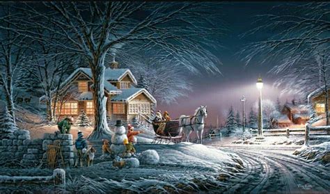 Winter Wonderland By Terry Redlin Terry Redlin Winter Pictures