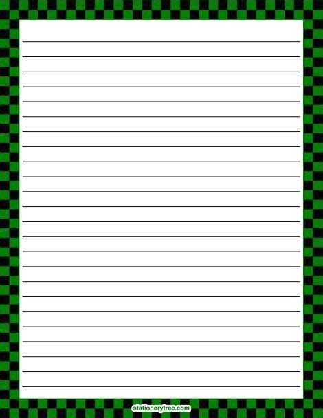 Bold Lined Paper Printable