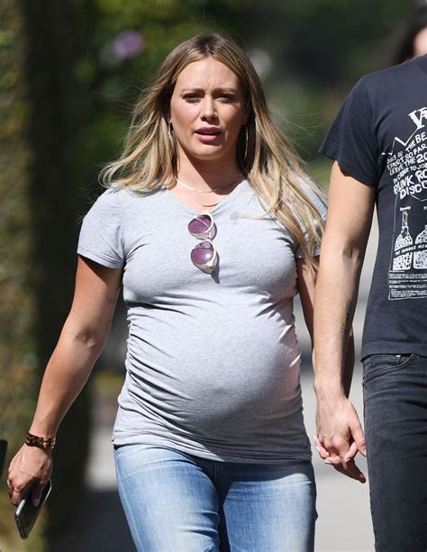 Pregnant Hilary Duff Out In Los Angeles 09 28 2018 Hawtcelebs