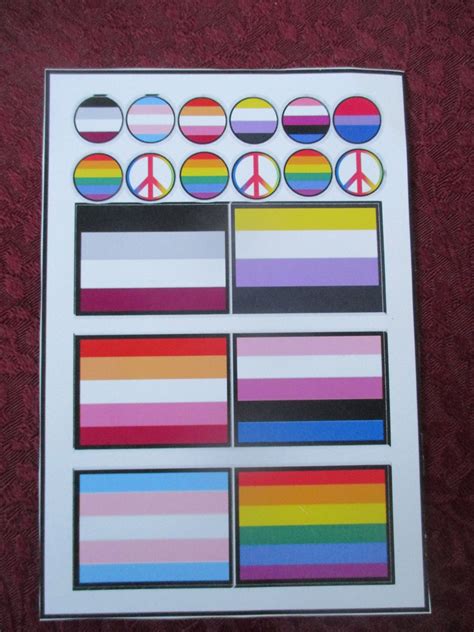 Pronoun LGBT Trans Genderfluid Nonbinary Asexual Pride flag | Etsy