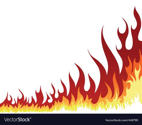 Fire Background Royalty Free Vector Image Vectorstock