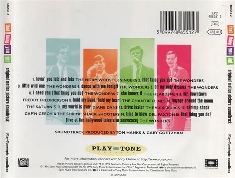 That Thing You Do Soundtrack Cd