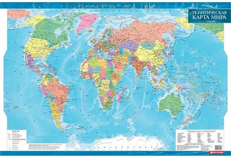 Купити карту світу на стіну великий вибір Картмаг