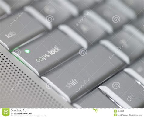 Keyboard Caps Lock Key Stock Photo Image Of Enter Laptop 4640846