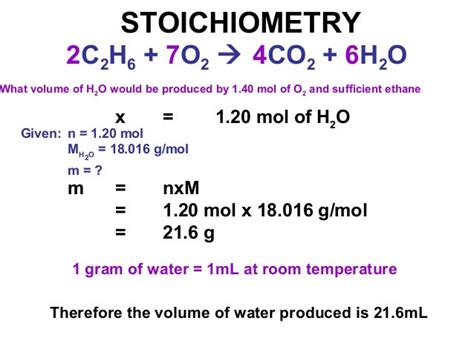 17 Stoichiometry