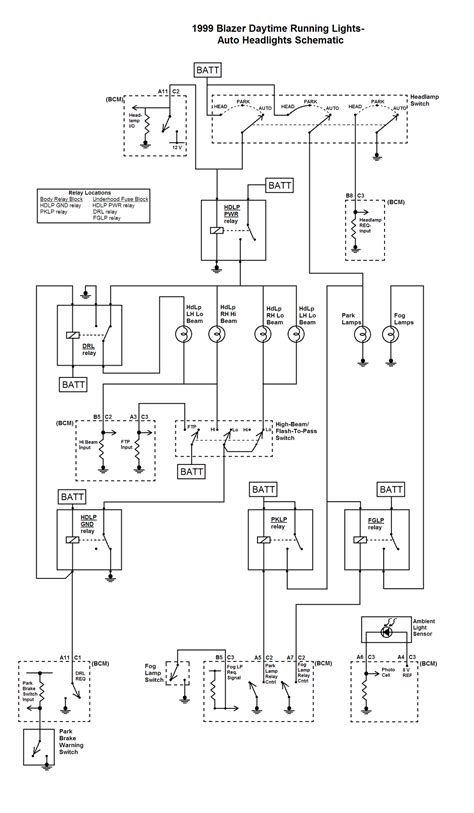 Chevy S10 Headlight Wiring Diagram