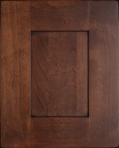 You can match them with dark flooring, a dark accent wall or a dark countertop. alder stained dark to look like walnut (Fieldstone Cabinetry Manteca Door) | Cabinet door ...