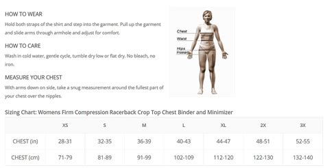 Underworks Womens Firm Compression Racerback Crop Top Chest Binder And Minimizer Fruugo AU
