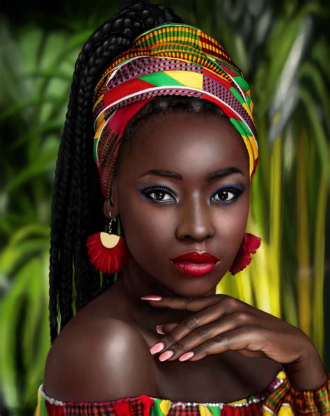 African Woman из архива фотографии подобранные из открытых источников