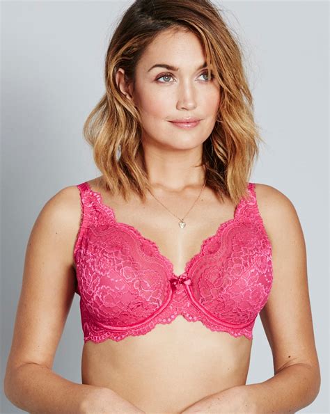 playtex flower lace bright pink bra crazy clearance