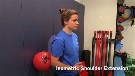 Isometric Shoulder Extension Youtube