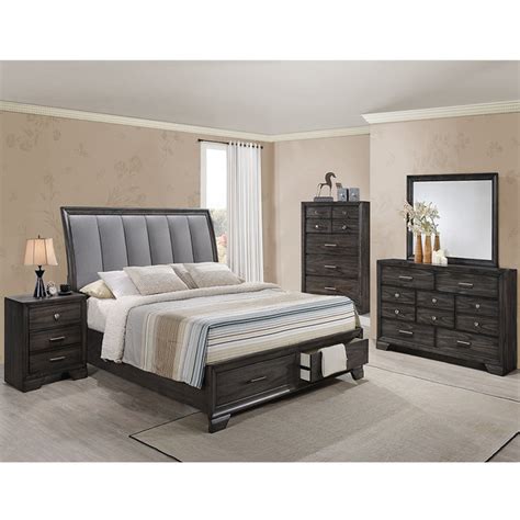 Jaymes Grey Bedroom Set