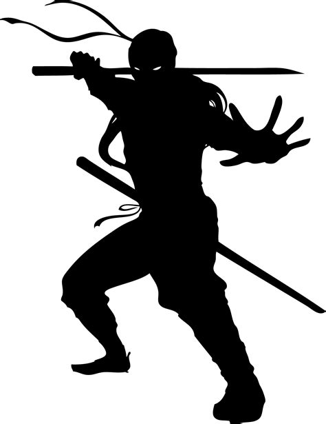 Guerrero Ninja Ninja Shadow Stencils For Kids Armas Ninja Arte Hip