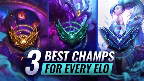 Top 3 Champions To Climb With In Each Elo League Of Legends Season 12