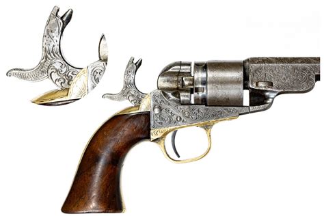 Factory Engraved Colt 4 12 Inch 38 Caliber Colt Model 1862 Pocket Navy