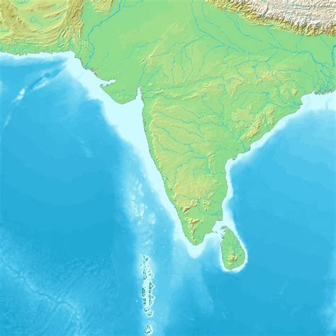 Topographical Map Of India Maps Database Source
