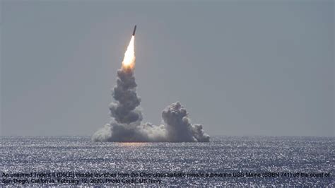 Usa Test Fires Trident Ii Nuclear Ballistic Missile World News Zee News