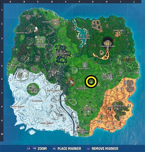 ‘fortnite Landing Pod Location Where To Search A Landing Pod Within A