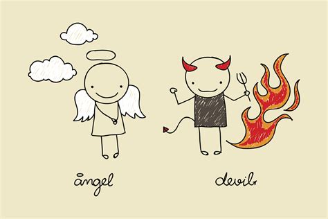 Ангел И Демон Картинки Для Детей Telegraph